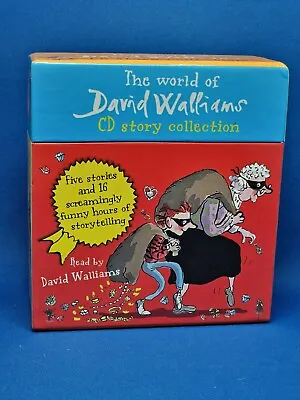 The World Of David Walliams CD Story Collection - 14 CDs 5 Stories Audio Box Set • £7.95