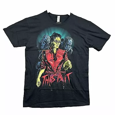 Michael Jackson Thriller Zombie T Shirt Medium MJ Tee “This Is It” Tour 2009 • £9.99