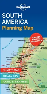 Lonely Planet South America Planning Map By Lonely Planet  NEW Book • £6.05