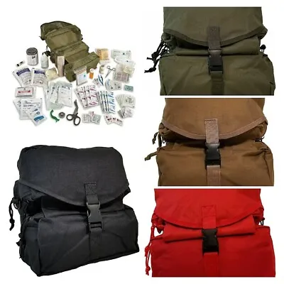 FIRST AID M-3 Fully Stocked Tri-Fold Medic Bag Kit By Elite First Aid FA108 • $71.59