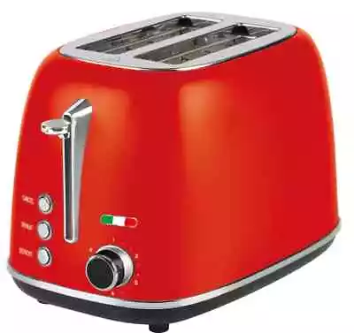 $59.99 • Buy Vintage Electric 2 Slice Toaster Stainless Steel (RED)