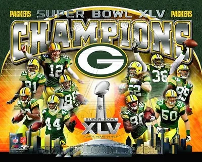 Green Bay Packers Super Bowl Xlv *licensed* 8x10 Photo *licensed*  • $14.95