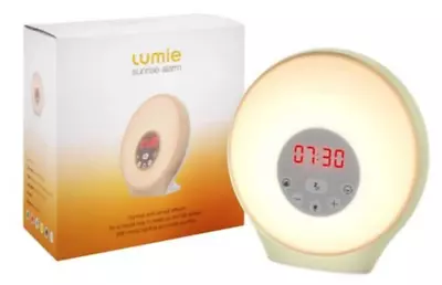 Lumie Sunrise Alarm Wake Up To Daylight Color Changing Table Lamp • £25.95
