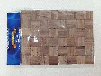 Dollhouse Parquet Real Wood Flooring By Handley House 1:12 Scale Miniature 8 X 6 • $27.99