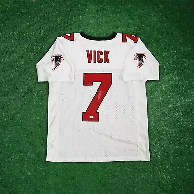 Michael Vick Signed Reebok Atlanta Falcons Authentic On-Field White Jersey JSA • $129.99