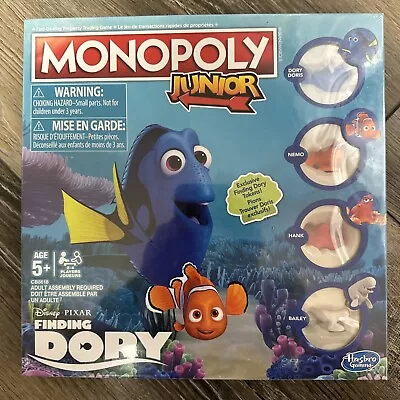 Hasbro Monopoly Junior: Disney / Pixar Finding Dory Edition Complete New Sealed • $15.90