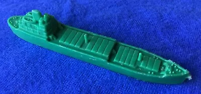 1961 R&L Cereal Toys SHIPS Container Ship  In Green. 75mm Long. • $8.99