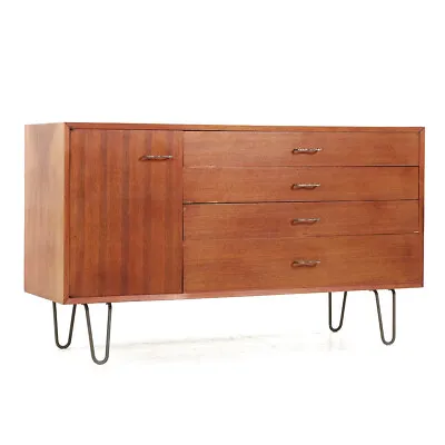 George Nelson For Herman Miller Mid Century Hairpin Leg Credenza • $4447