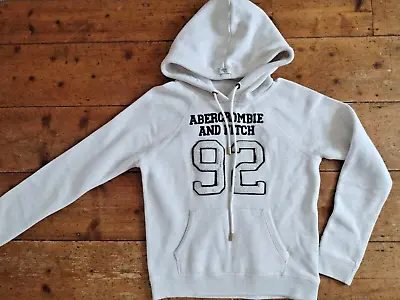 Vintage Women's / Teenage Girl's  Abercrombie And Fitch Cream Hoodie - Size XS • £5