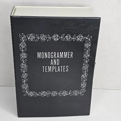 Vintage Sears Kenmore Sewing Machine Monogrammer And 26 Templates W/Case • $34.95