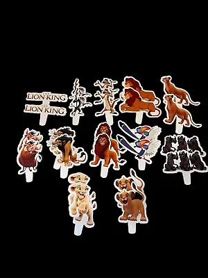 Lion King Cupcake Toppers 24 Pc Birthday Party Supplies ~ Made Of Paper • $9.99