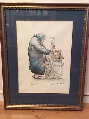 $575 • Buy Seymour Rosenthal  Pretzel Woman  Signed Artist's Proof