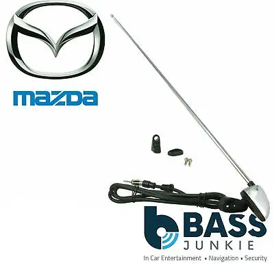 £11.95 • Buy MAZDA Universal Stainless Steel Pillar Mount AM/FM Car Radio Aerial Antenna