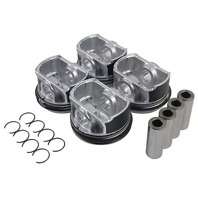 4x Pistons Ø21mm For 2.0 TSI Audi VW A3 A4 Q5 TT Jetta CCTA GTI Passat 06H107065 • $82