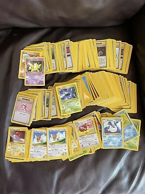 $27 • Buy Pokemon 500 Card Bulk Lot Common Uncommon Vintage And New Cards Mixed No Energy