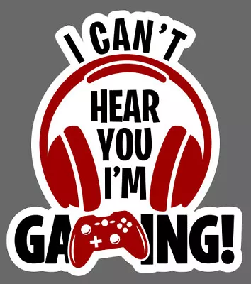 £3.99 • Buy Gamer Gaming Playstation Xbox Nintendo Video Game Computer Vinyl Sticker