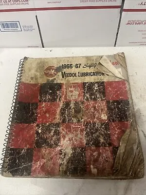 Vintage Rare Veedol Lubrication Guide Book Motor Oil Can Antique 1966-67 1967 • $49.99