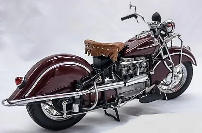 $597 • Buy Motorcycle Easy Touring Bike Vintage Indian Rider 1930s 1940s Built Model 1:10