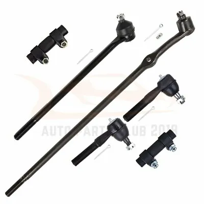 For Ford F-100 150 250 350 Bronco 6 Pieces Suspension Steering Tie Rod Ends Kit • $62.22