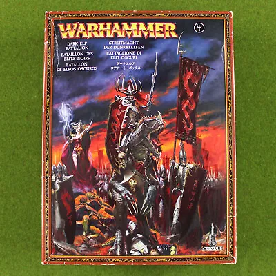 Warhammer Dark Elf Battalion (** INCOMPLETE **) Plastic OOP Games Workshop Elves • $214.95