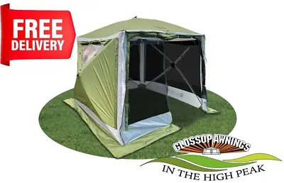 Quest Screenhouse 4 Pro Pop-Up Gazebo Shelter Garden Camping Festival Tent NEW • £328.99
