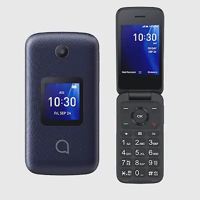 T-Mobile Alcatel GO FLIP 4 4056W 4G LTE Smart Cell Phone / LYCA Tello *B GRADE • $29.90