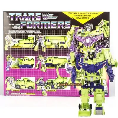 Transformers G1 Devastator Green Reissue 84 Action Figure Robot Collect Gift Toy • $61.87