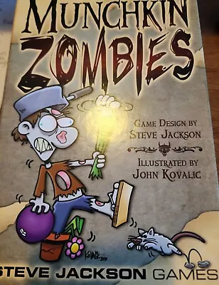 Munchkin Zombies Color Card Game Steve Jackson Games SJG 1481 Halloween Horror • $14.99