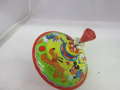 Vintage Straco Spinning Top Disney Graphics Excellent Condition     473-b • $35