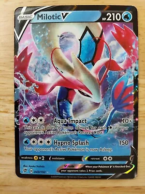 Milotic V 043/192 Rebel Clash- NM Ultra Rare  Pokemon Card  • $3.99