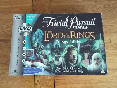 £12 • Buy Trivial Pursuit The Lord Of The Rings Trilogy Edition DVD Board Game By Parker
