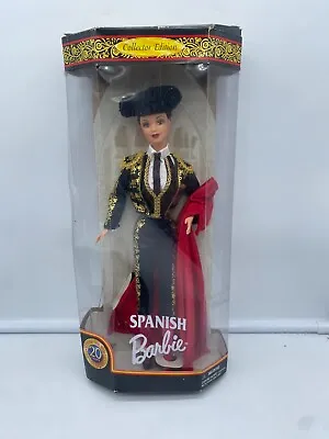 Vintage 1999 Dolls Of The World Spanish Barbie Doll Figure Matador       E31 • $11.95