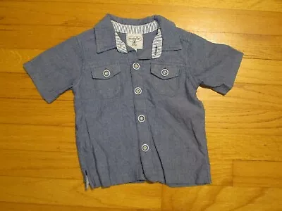 Mud Pie/Mud Pie Chambray Shirt Size 9-12 Months • $12.99