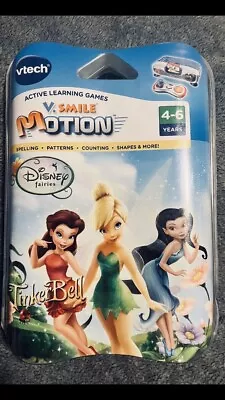 VTech V.Smile Motion Disney Fairies A Tinker Bell Game 4-6 Years NEW & FREE2SHIP • $8.49
