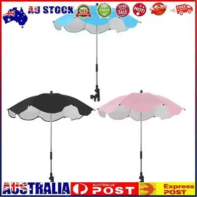 $21.39 • Buy Universal UV Protection Baby Pram Umbrella Waterproof Stroller Sunshade Parasol 