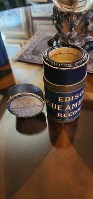 Edison Amberol Cylinder Phonograph Record Old Folks At Home W/TOP UNTESTED Minst • $28.97