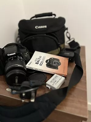 Canon EOS Rebel 600D / T3i DSLR Camera And 18-55mm IS Lens Boxed Bag Included • £150