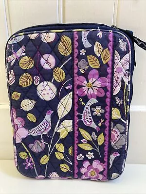 Purple Vera Bradley Ipad / E Reader Case LIGHT USE Birds Flowers Navy Blue • $17