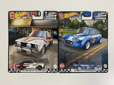 Hot Wheels '78 Ford Escort RS 1800 Mk2 & ‘67 Ford Anglia Racer (Boulevard) • $49