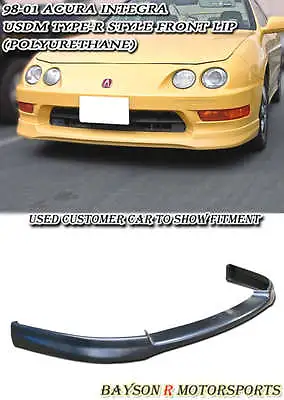 Fits 98-01 Acura Integra 2/4dr USDM Optional TR-Style Front Lip (Urethane) • $139.99