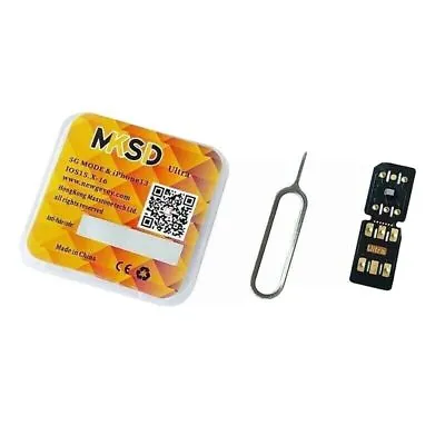 MKSD Ultra V5.3 Unlock Card 2023 RSIM Chip Service IPhone 13 12 11 X XR 8 7 6 • $10.21