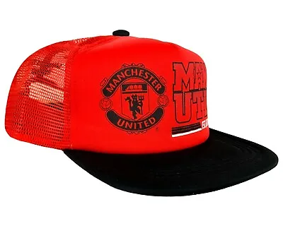 Manchester United Cap Licensed Manchester U. Trucker Hat • $14.95