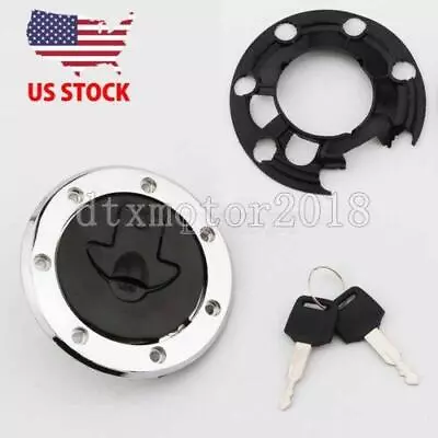 For Kawasaki Ninja 250/250R 1988-2007 2005 2006 Fuel Gas Tank Cap Cover Lock • $18.27