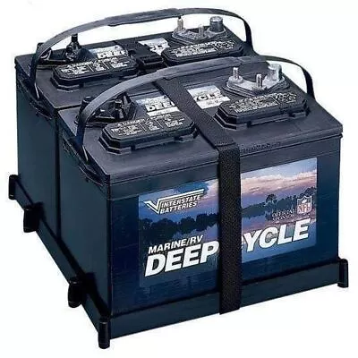 T-H Marine Dual Battery Tray 27 Series With Strap #DBH-27P-DP • $36.72