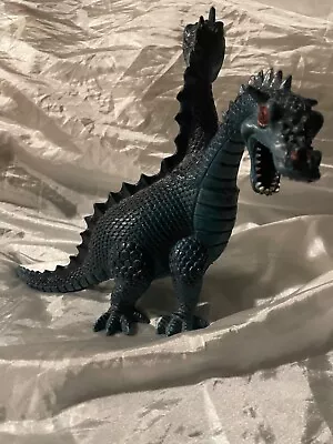 Vintage Imperial 1983 Two-Headed Dragon Teal Action Figure  • $15.50