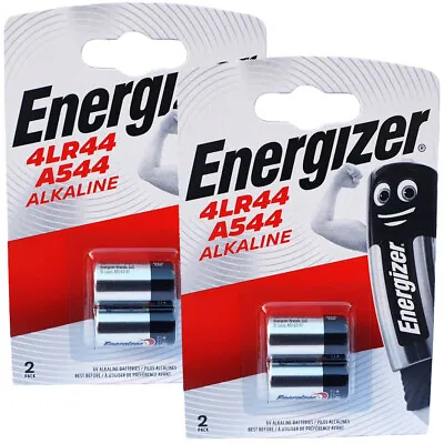 4 X Energizer A544 4LR44 476A PX28A 3131 6V Alkaline Batteries • £6.19