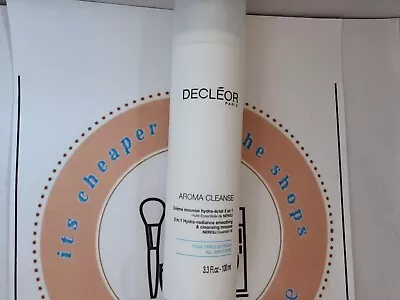 £38.99 • Buy Decleor Aroma Cleanse 3 In 1 Hydra Radiance Smoothing & Cleansing Mousse..100ml