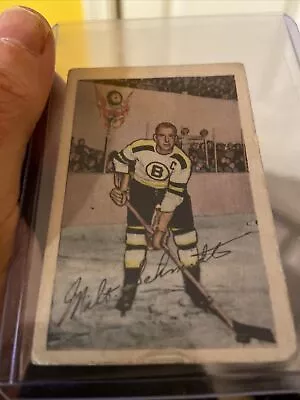 1952-53 Parkhurst MILT SCHMIDT - Boston Bruins - #70 • $30