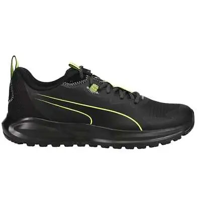 Puma Twitch Runner Trail Running  Mens Black Sneakers Athletic Shoes 37696101 • $34.99