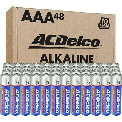 ACDelco Super Alkaline AAA Batteries 48-Count • $11.45